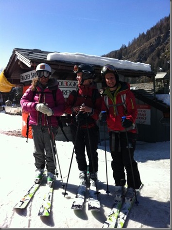 thealps' staff on ski mountaineering tour to Perrin