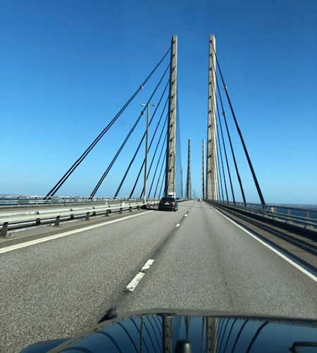 Beautiful bridges, with a wind that make my car nearly blow off. Scary as hell.