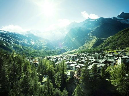 Saas-Fee panorama