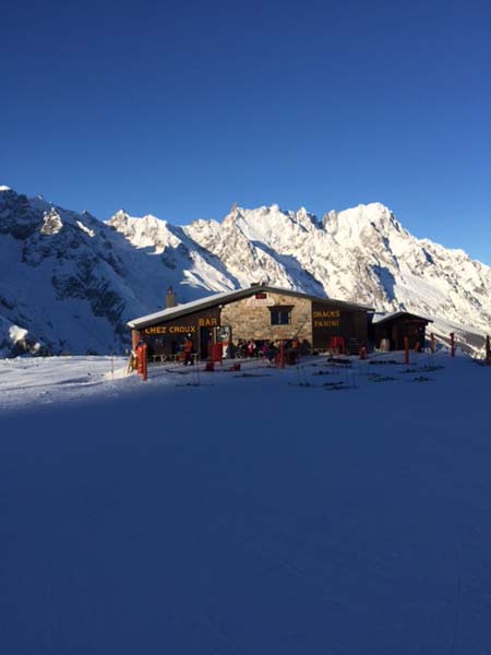 Restaurants on the slopes, Courmayeur