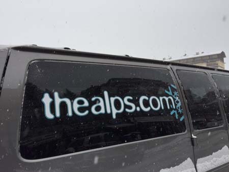 TheAlps picks you up from the airport