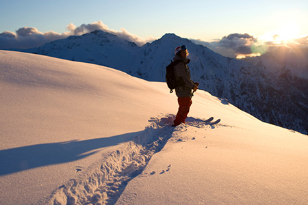 Ski touring in Monterosa