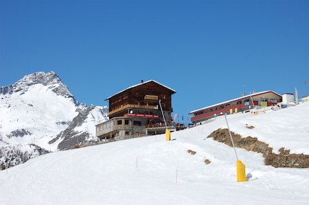 Champoluc restaurant on slope