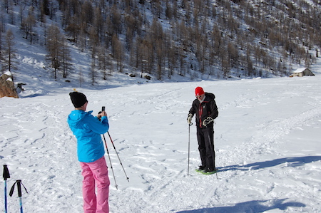 Champolus snowshoes trip