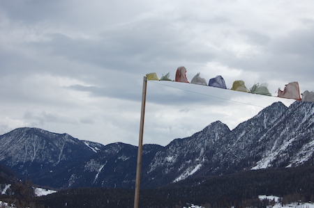 Praying flags in Rifuggio Ferraro