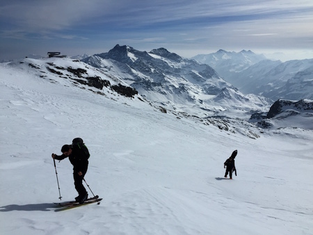 Off piste in Monterosa