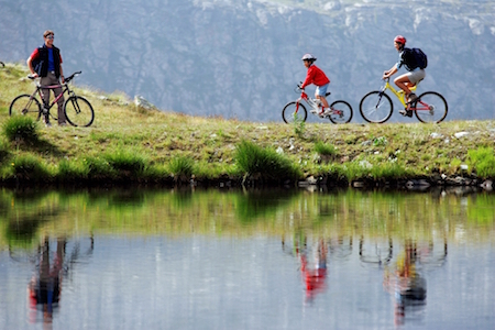 Check for current bike trails in Monterosa