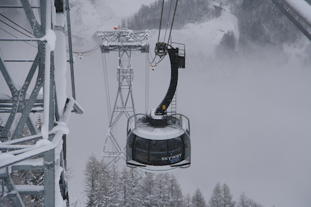 Mont Blanc new cable car