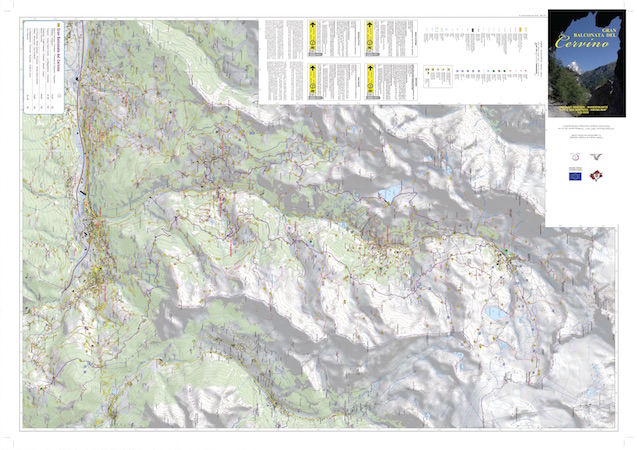 Cervinia trek map