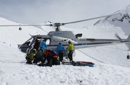 Alagna heli-skiing