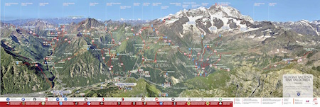 Alagna trek map