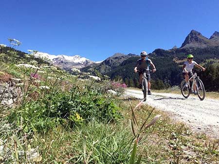 Biking in the Alps