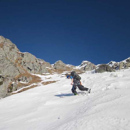 Ski touring Monterosa