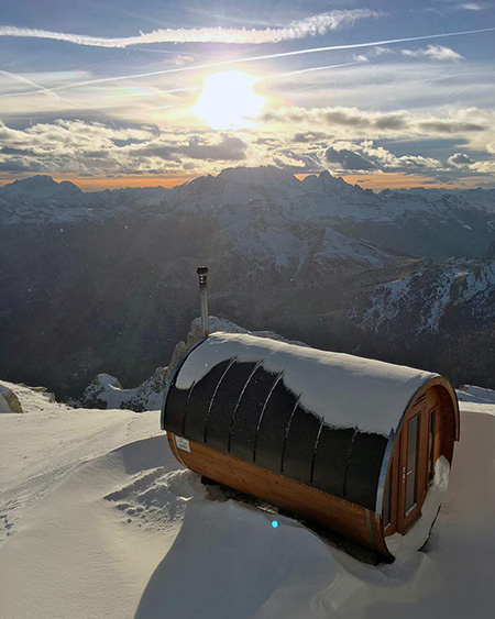 Sauna on the top