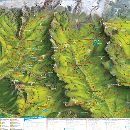 Trek map Monterosa