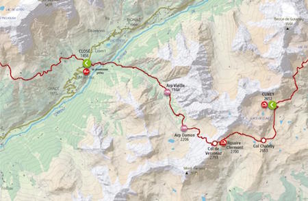 Map11 Rifugio Cuney Oyace