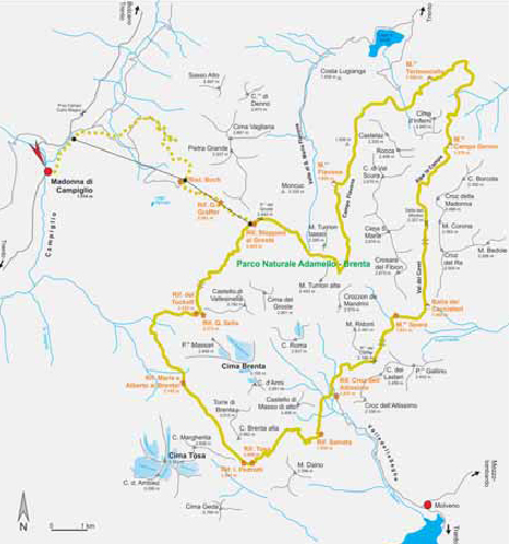Brenta Dolomites tour